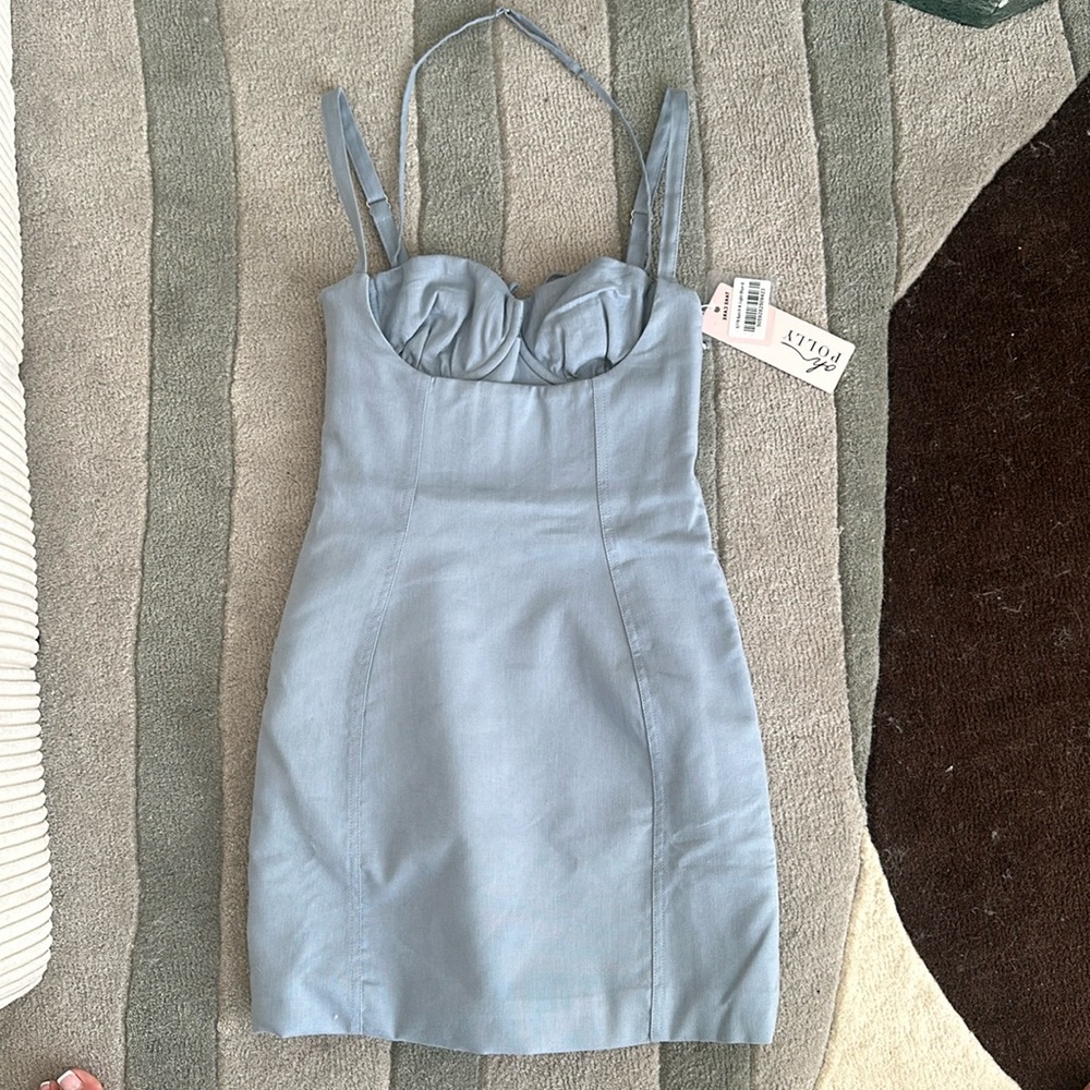 New with tags oh Polly non stretch dress